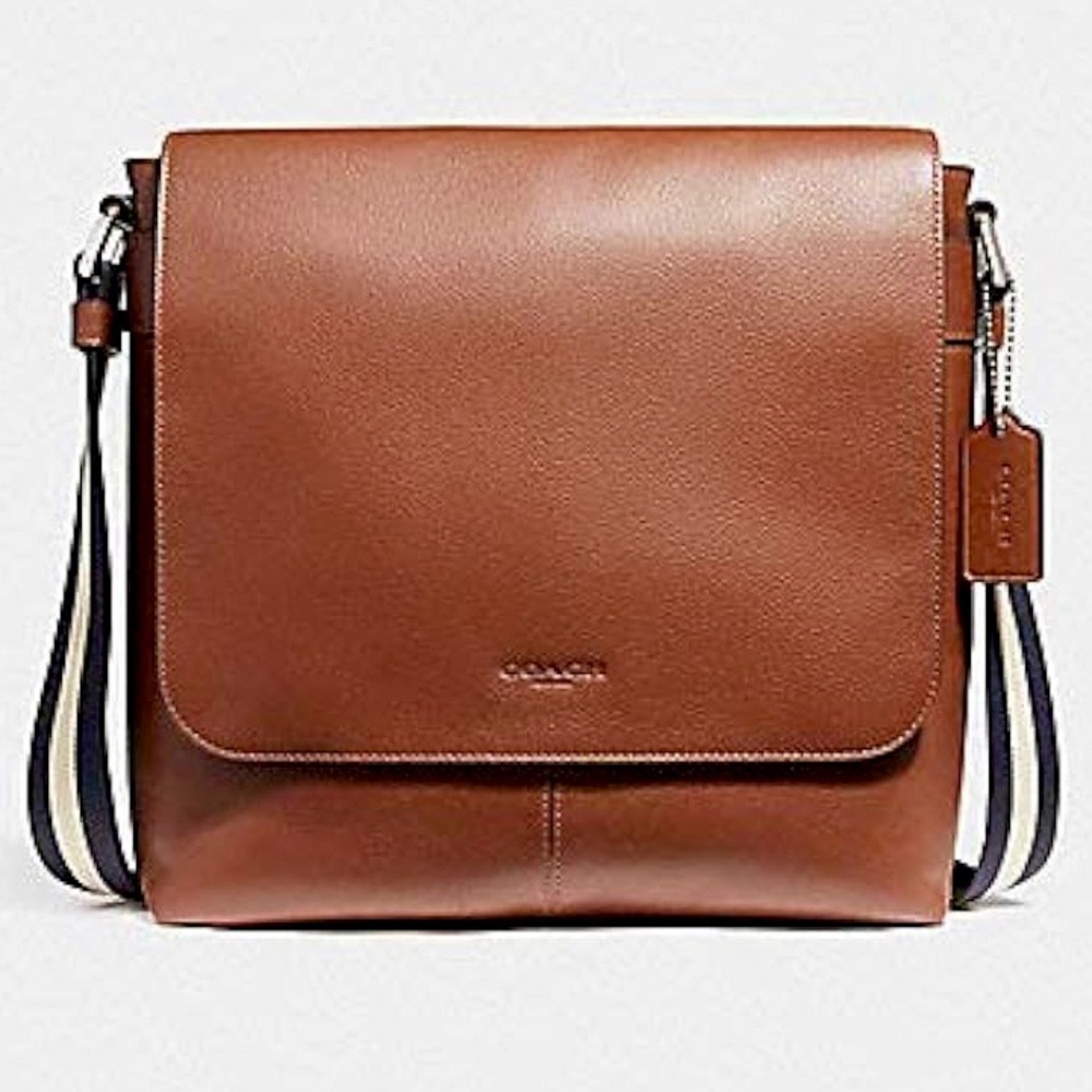Coach Brown Leather Messenger Bag